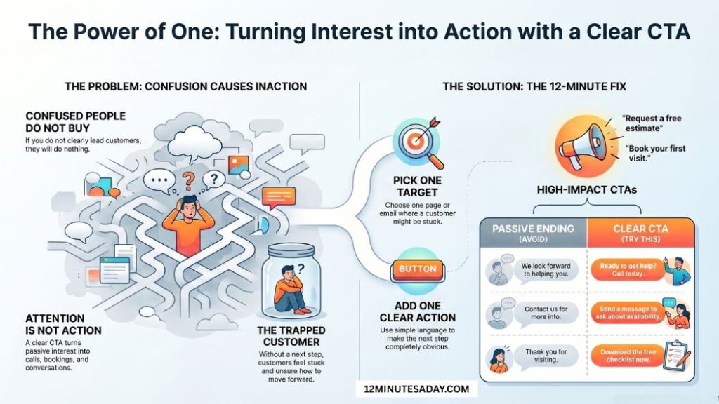Add One Clear Call-to-Action