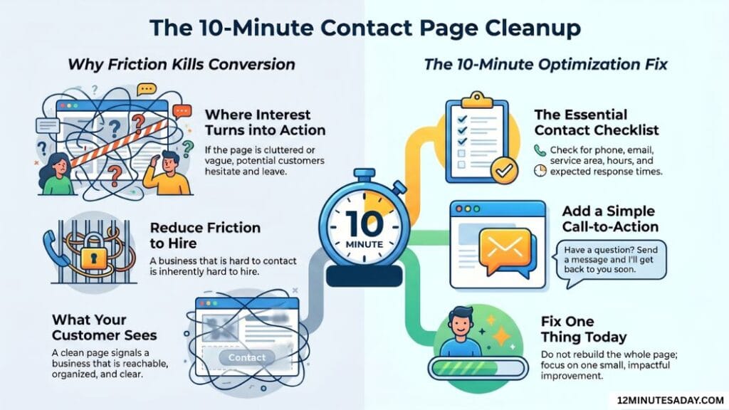 Clean Up Your Contact Page