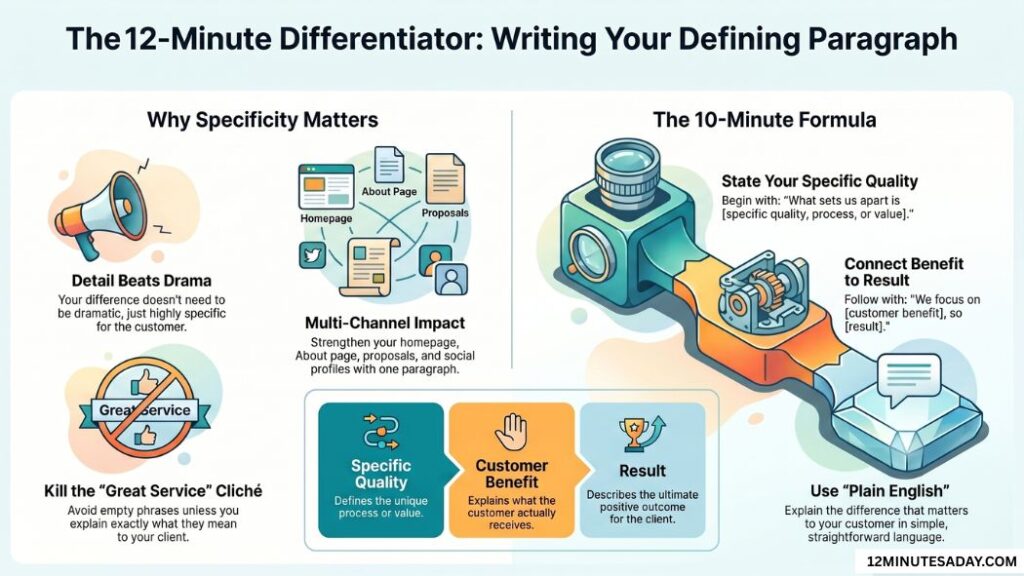 Write One “What We Do” Paragraph