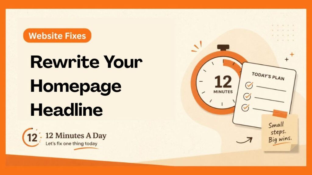 Rewrite Your Homepage Headline
