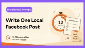 Write One Local Facebook Post