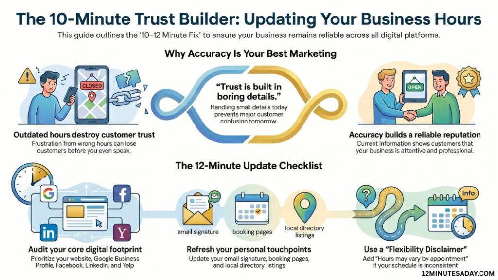Update Your Business Hours or Contact Info Everywhere You Can