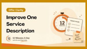 Improve One Service Description